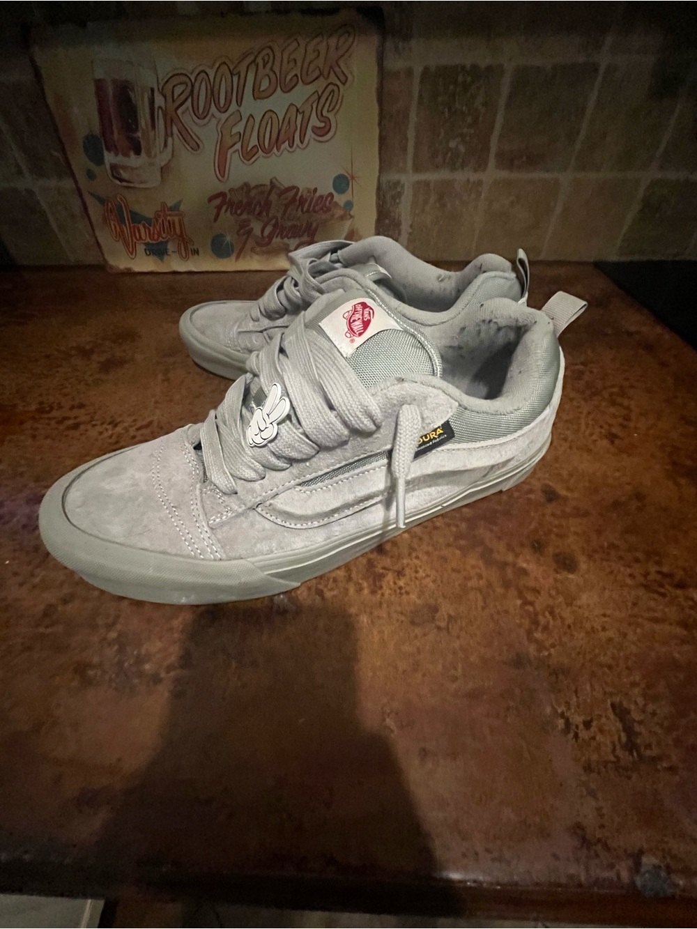 Men's Vans cordura suede Skate Shoe - Light Gray
